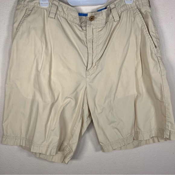 SIZE 38 IZOD KHAKI BEIGE SHORTS CASUAL OUTDOOR - Picture 3 of 9